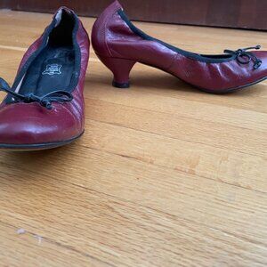 Ballerinas burgundy red by BATA